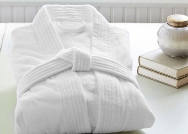 Bathrobes and bath mats
